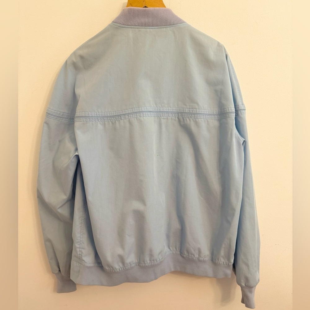 Vintage Sears Sky Blue Light Bomber Jacket - Picture 5 of 7
